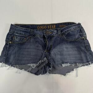 Vintage 90s Gogo Star Skinny Shorts Size 9